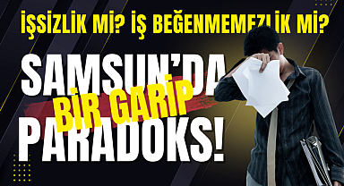Samsun'da İşsizlik mi, İş Beğenmemezlik mi Var?