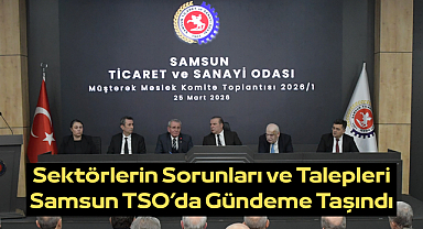 Sektörlerin Sorunları ve Talepleri Samsun TSO’da Gündeme Taşındı
